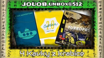 JOUOB.unbox@512 : 4 Kavky 💠 Čeština 2.0 🔸 Turboprší 🔸 Heckmeck 🔸 Deep see adventure
