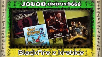 JOUOB.unbox@666 📦 Blackfire 💠 2x Duna 🔸 Spící královny 2 🔸 Sherlock Holmes vs Moriarty – Úniková hra