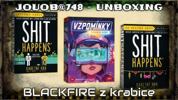 JOUOB.unbox@748 📦 BLACKFIRE 💠 Vzpomínky Zombie Kidz 🔸 Shit Happens: Zasraná práce, 50 odstínů hnědi