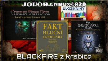 JOUOB.unbox@820 📦 BLACKFIRE 💠 Cthulu Wars 🔸 Ukradené vánoce 🔸 Hluční knihovníci 🔸 Ulož svoje knihy