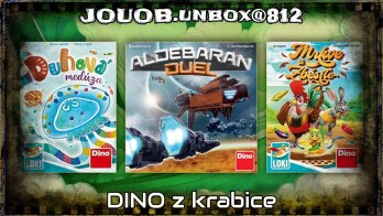 JOUOB.unbox@812 📦 DINO 💠 Aldebaran Duel 🔸 Duhová medůza 🔸 Mrkve a zběsile