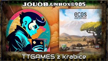 JOUOB.905 📦 TTGAMES – UNBOXING novinky: Ecos: První kontinent