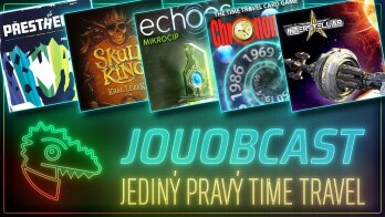 JOUOBCAST 🐲 Jediný pravý time travel – Interstellar / Dobble Super Mario / Echoes / Chrononauts …