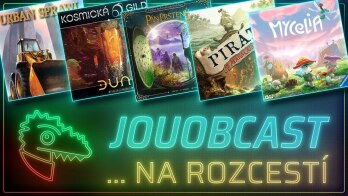 JOUOBCAST 🐲 … na rozcestí – Forbidden Stars / Piráti z Maracaiba / Duna – Kosmická Gilda / Mycelia