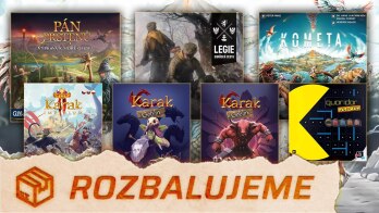 ALBI 📦 Kometa / Karak II Imperium / Karak Goblin Nexus / Legie: Sibiřská cesta / Quoridor: Pac-Man …