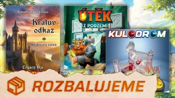 MINDOK 📦 Králův odkaz + Dobrodružství & Obchodníci / Útěk z podzemi / Kulodrom