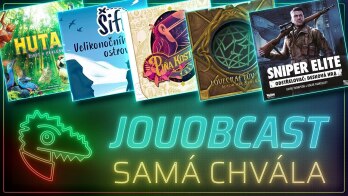 JOUOBCAST 🐲 Samá chvála – Sniper Elite / Lovecraftův dopis / Piña Kostkáda / Trio / Hutan a další