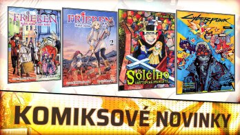 Komiksové novinky od CREW 💭 Cyberpunk 2077: XOXO, Sóiči & Frieren