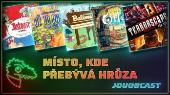 Místo, kde přebývá hrůza  – Terrorscape, Orloj, Asterix a spol, Už to roste, Balíme | JOUOBCAST