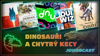 Dinosauři a chytrý kecy 🦖 Quiz Wizz, Pravěcí obři, DNUP a další deskoherní novinky | JOUOBCAST