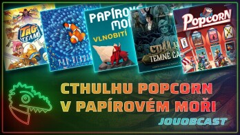 Chtulhu Temné časy, Popcorn, Papírové moře Vlnobitá,  Pod hladinou, Pouto čarodějky Tag Team